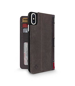 Coque Twelve South BookBook iPhone X brun brown