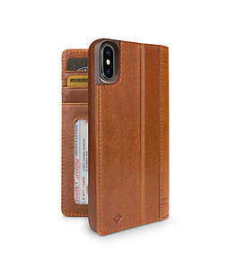 Coque Twelve South Journal iPhone X cognac