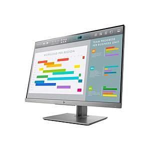 Moniteur HP EliteDisplay, Écran LED E273
27", 1920 x 1080 Full HD (1080p) IPS, 250 cd/m², 1000:1, 5 ms, HDMI, VGA,, DisplayPort, argent, noir (couvercle arrière)
Poids Brut: 9,3 Kg 